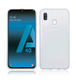 Stuff Certified® Samsung Galaxy A40 Transparente durchsichtige Hülle Silikon TPU Hülle