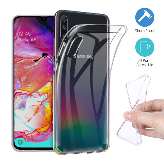 Caso claro transparente de silicona caso de TPU para Samsung Galaxy S10 Plus