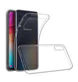 Stuff Certified® Custodia in silicone TPU trasparente per Samsung Galaxy A70