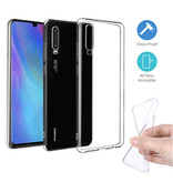 Stuff Certified® Coque en TPU en silicone transparente pour Huawei P30