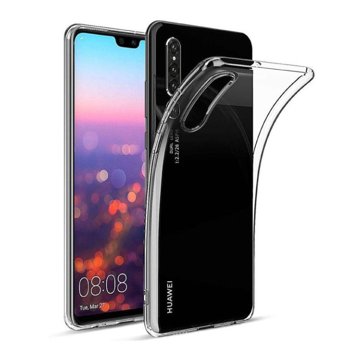 Custodia in silicone TPU trasparente per Huawei P30 Lite