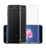 Stuff Certified® Custodia in silicone TPU con cover trasparente trasparente per Huawei P Smart