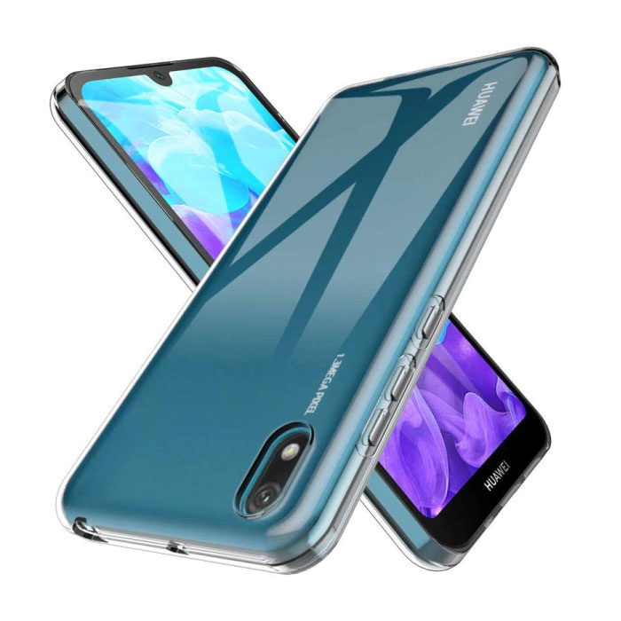 Transparent Clear Silicone Case Cover TPU Case Huawei 2019 Stuff Enough