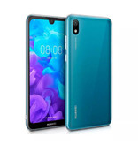 Stuff Certified® Huawei Y5 2019 Transparente durchsichtige Gehäuseabdeckung Silikon TPU Hülle