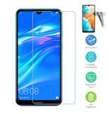 Stuff Certified® Huawei Y7 2019 Transparent TPU Case + Screen Protector Tempered Glass