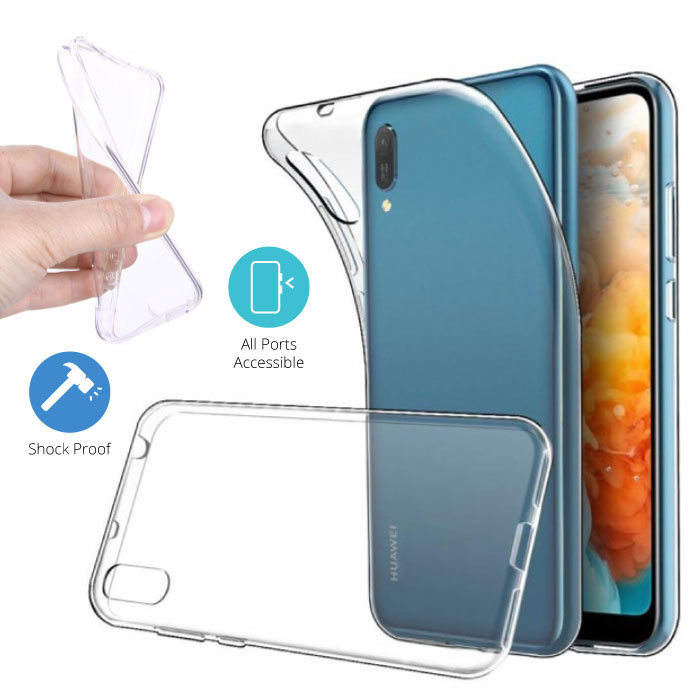 Bloeien absorptie Eekhoorn Huawei Y5 2019 Transparent Case + Screen Protector Buy? | Stuff Enough