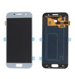 Stuff Certified® Samsung Galaxy A3 2017 A320 Bildschirm (Touchscreen + AMOLED + Teile) A + Qualität - Blau