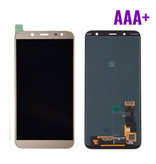 Stuff Certified® Ekran Samsung Galaxy A6 Plus 2018 A605 (ekran dotykowy + części AMOLED +) Jakość AAA + - złoty