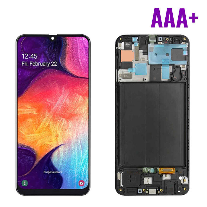 Stuff Certified ® Samsung Galaxy A10 A105 Screen (Touchscreen + AMOLED + Parts) AAA + Quality - Black - Copy - Copy