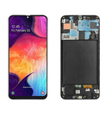 Stuff Certified® Ekran Samsung Galaxy A50 A505 (Ekran Dotykowy + Części AMOLED +) Jakość AAA + - Czarny