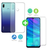 Stuff Certified® Huawei P Smart 2019 Transparant TPU Hoesje + Screen Protector Tempered Glass