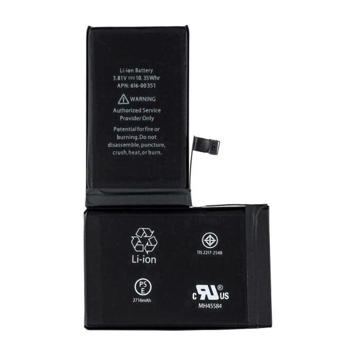 Stuff Certified® Batteria per iPhone X / Accu A + di qualità