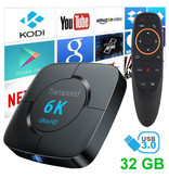 Stuff Certified® Transpeed 6K Ultra HD TV Box Media Player Android Kodi - 4 GB de RAM - 32 GB de almacenamiento