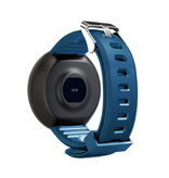Stuff Certified® Original D18 Smartwatch Curved HD Smartphone Sport Fitness Sport Rastreador de actividad Reloj iOS Android iPhone Samsung Huawei Azul