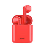 Baseus Encok W09 TWS Draadloze True Touch Control Oortjes Bluetooth 5.0 Ear Wireless Buds Earphones Earbuds Oortelefoon Rood