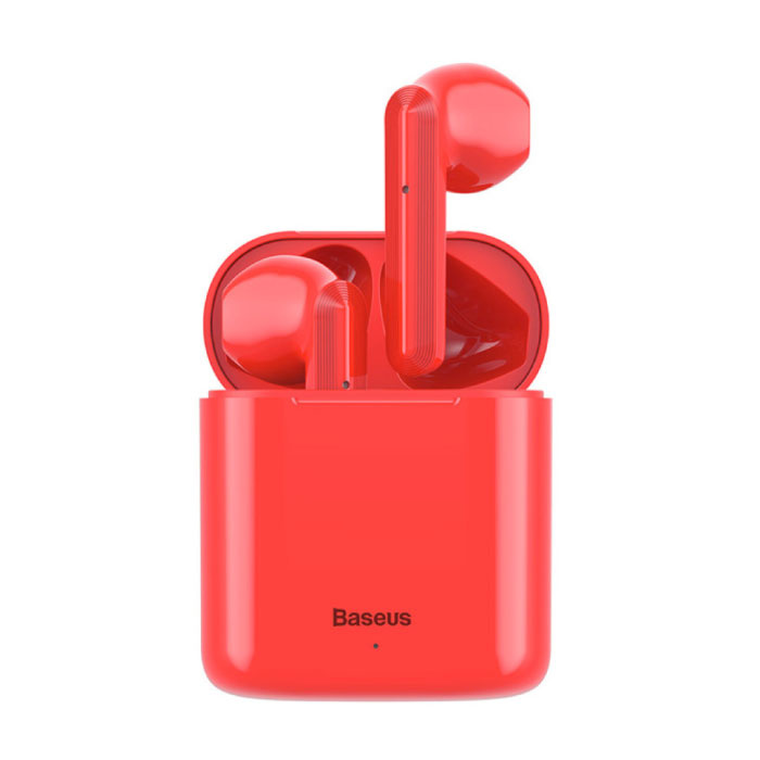 Encok W09 TWS Wireless True Touch Control Earpieces Bluetooth 5.0 In-Ear Wireless Buds Earphones Earbuds Earphone Red