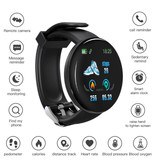 Stuff Certified® Smartwatch originale D18 Curved HD Smartphone Fitness Sport Activity Tracker Orologio iOS Android iPhone Samsung Huawei Nero