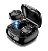 QCR 5D TWS Wireless-Ohrhörer Bluetooth 5.0 Ear Wireless Buds Ohrhörer Earbuds Schwarz