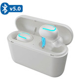 Stuff Certified® TWS Q32 Wireless Bluetooth 5.0 Ohrhörer In-Ear Wireless Buds Ohrhörer Ohrhörer Ohrhörer Weiß - Klarer Klang