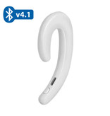 You First Écouteurs sans fil Bluetooth 4.1 casque à conduction osseuse avec microphone écouteur blanc