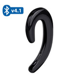 You First Draadloze Bluetooth 4.1 Bone Conduction Headset Oortjes met Microfoon Oortelefoon Zwart