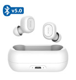 QCY QCY T1C Auriculares inalámbricos Bluetooth 5.0 en la oreja Auriculares inalámbricos Auriculares Auriculares Auriculares Blanco - Sonido claro