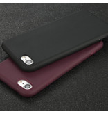 USLION Custodia in silicone ultra sottile per iPhone 8 Cover in TPU Viola