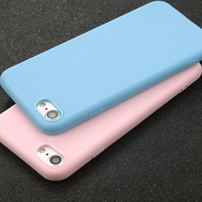 vertegenwoordiger Wat leuk schoonmaken Ultraslim iPhone 8 Silicone Hoesje TPU Case Cover Blauw | Stuff Enough.be