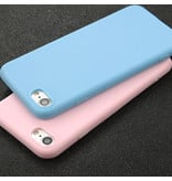 USLION Etui silikonowe Ultraslim do iPhone'a 7 Etui z TPU Granatowe