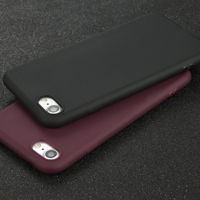 USLION Coque en silicone ultra-mince pour iPhone 5S Housse en TPU Rose
