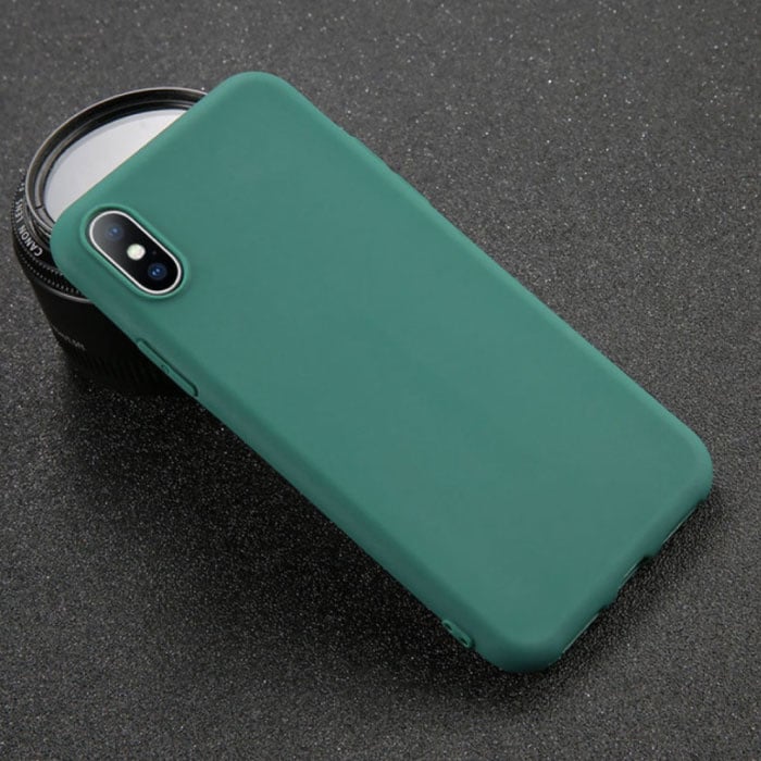 iPhone XS Max Ultraslim Silicone Case TPU Case Cover Green