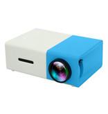 Salange Projecteur LED YG300 - Mini Beamer Home Media Player Bleu