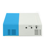 Salange Proyector LED YG300 - Mini Beamer Home Media Player Azul
