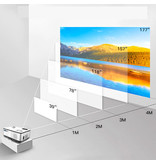 CRENOVA C9 LED Projector - Beamer Home Media Speler