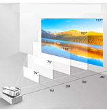 CRENOVA C9 LED-Projektor - Beamer Home Media Player
