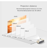 BYINTEK Sky K1 Plus LED-Projektor - Beamer Home Media Player