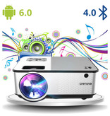 CRENOVA C9 LED-Projektor mit Android und Bluetooth - Beamer Home Media Player