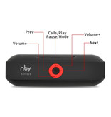 NBY NBY-18 Mini Altavoz de barra de sonido inalámbrico Caja de altavoz inalámbrico Bluetooth 3.0 Rojo