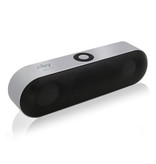 NBY NBY-18 Mini Draadloze Soundbar Luidspreker Wireless Speaker Box Bluetooth 3.0 Zilver