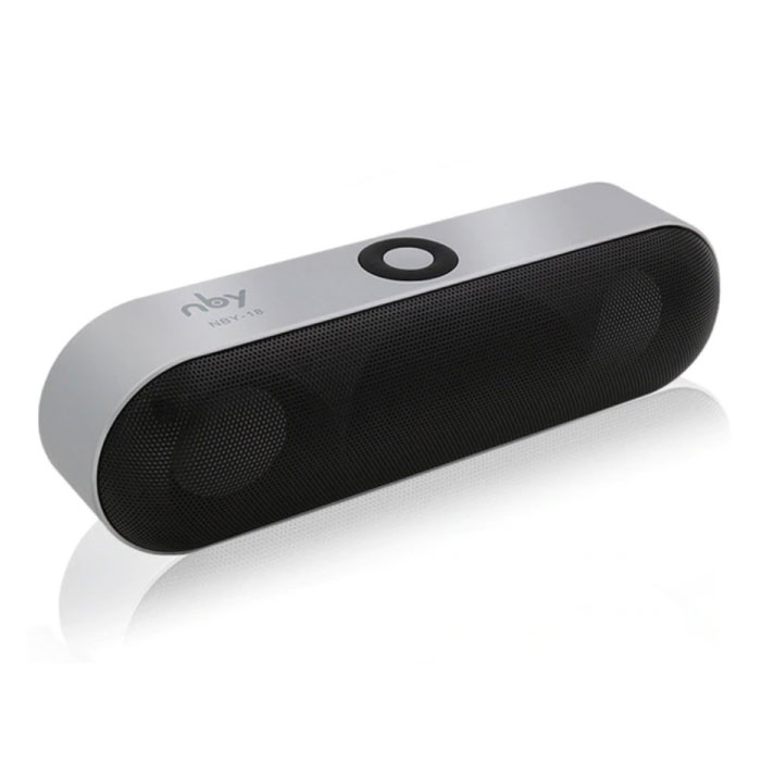 NBY-18 Mini altoparlante wireless per soundbar Altoparlante wireless Bluetooth 3.0 Argento