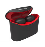 Bluedio T-Elf Mini TWS Auriculares inalámbricos Bluetooth 5.0 In-Ear Auriculares inalámbricos Auriculares Auriculares Auriculares Rojo