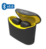 Bluedio T-Elf Mini TWS Auriculares inalámbricos Bluetooth 5.0 In-Ear Auriculares inalámbricos Auriculares Auriculares Auriculares Amarillo