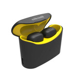 Bluedio T-Elf Mini TWS sans fil Bluetooth 5.0 écouteurs intra-auriculaires écouteurs sans fil écouteurs écouteurs jaune