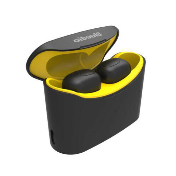 T-Elf Mini TWS Bezprzewodowe słuchawki Bluetooth 5.0 Douszne słuchawki bezprzewodowe Słuchawki douszne Słuchawki douszne Żółte