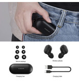 AUSDOM TW01 TWS Auricolari wireless Bluetooth 5.0 In-Ear Wireless Buds Auricolari Auricolari Auricolari neri