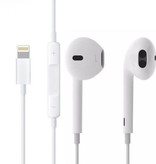 Stuff Certified® Słuchawki douszne Lightning do iPhone Buds Słuchawki douszne Ecouteur z mikrofonem Białe
