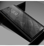Stuff Certified® Samsung Galaxy S7 Smart Mirror Flip Case Cover Case Black