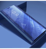 Stuff Certified® Samsung Galaxy S10 Plus Smart Spiegel Flip Case Cover Hülle Lila