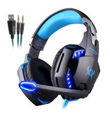Kotion Each EACH G2000 Stereo Gaming Earphones Headset Headphones with Microphone Blue