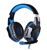 Kotion Each EACH G2000 Stereo Gaming Earphones Headset Headphones with Microphone Blue